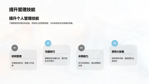 管理学基础讲座PPT模板