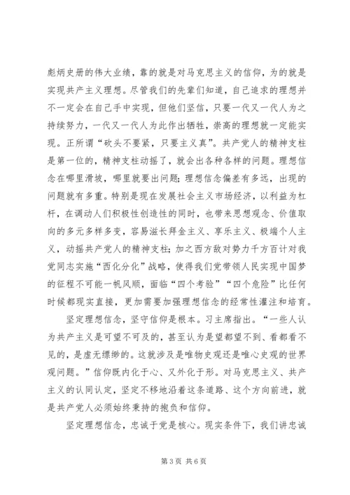 弘扬延安精神,坚守党的信仰,坚定理想信念,坚持根本宗旨 (3).docx