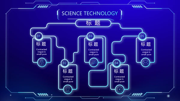 蓝色科技感社区公安警务科技信息化建设PPT