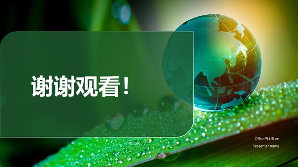 绿色商务现代可持续能源实践研究报告PPT模板