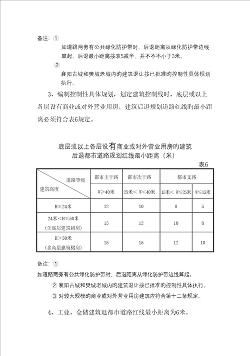 襄樊市城市重点规划管理重点技术统一规定