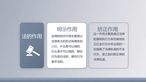 蓝色大气法律法学讲座动态PPT模板