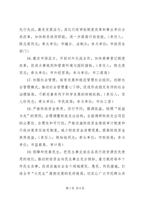 市政府领导班子党的群众路线.docx