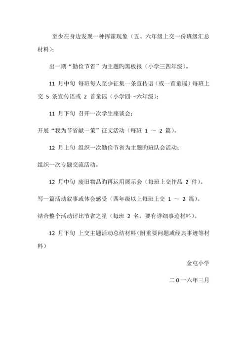 开展勤俭节约活动实施方案和具体安排.docx