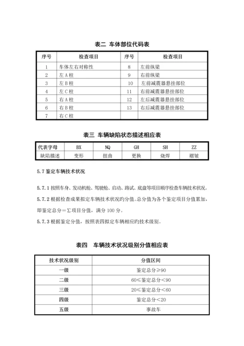 二手车鉴定评估重点技术基础规范.docx