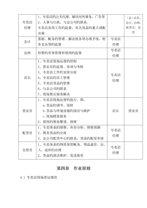 专卖店管理新版制度标准手册.docx