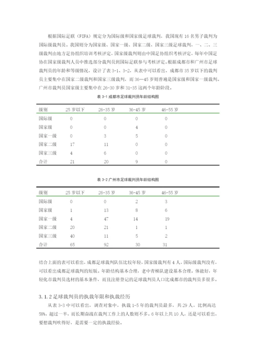 体育毕业论文制约成都市足球裁判员发展的因素及对策研究.docx