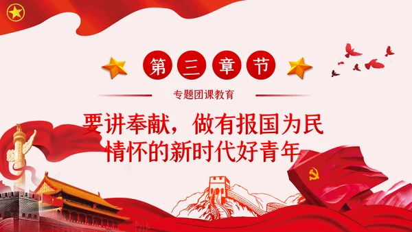 争做新时代好青年合格共青团员团课PPT模板