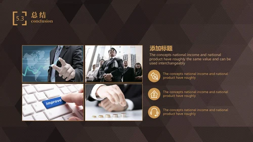 轻奢质感商业项目计划书通用PPT模板