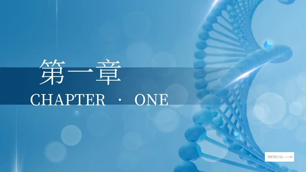 蓝色简约风临床医疗护理汇报PPT模板