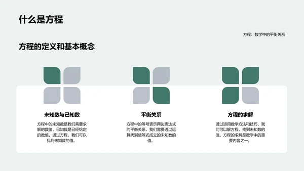 掌握方程解法PPT模板