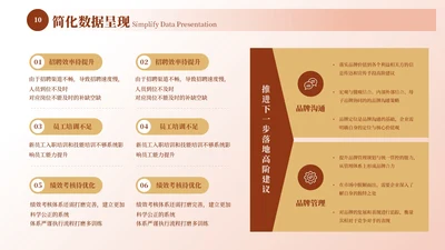 红黄色商务风并列关系8项ppt单页