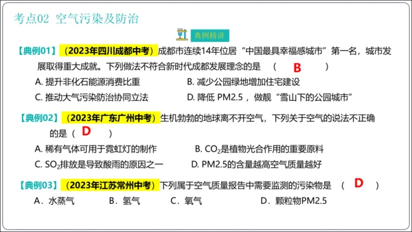 第二单元 我们周围的空气 考点讲练课件(共47张PPT) 2023秋人教九上化学期末满分复习