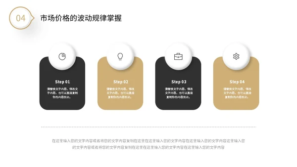 极简黑白微粒体形状采购年中总结工作汇报PPT