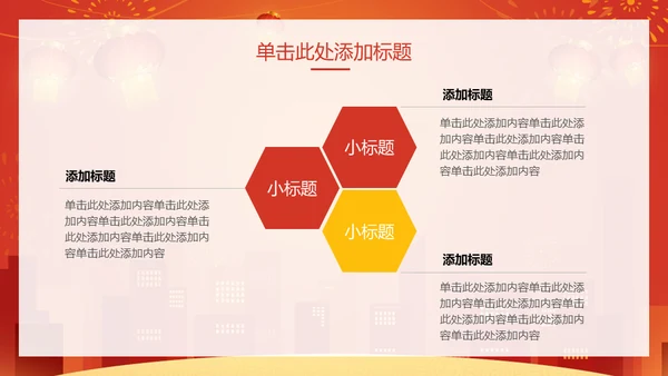 新年快乐过年通用PPT模版