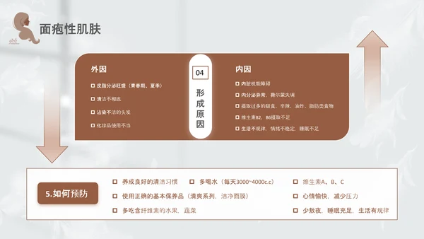 高级灰和棕色简约实拍风美容护肤美容知识培训PPT