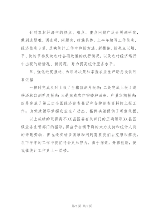 单位统计员的个人工作总结范文.docx