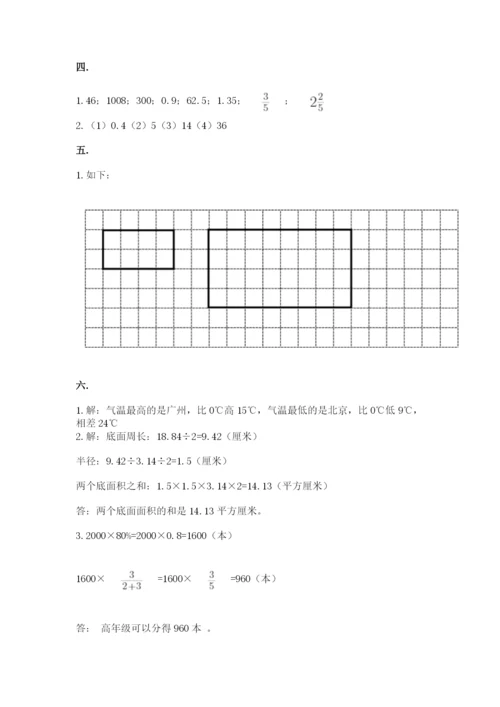 四川省【小升初】2023年小升初数学试卷精品（b卷）.docx