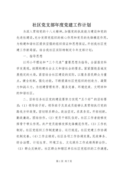 社区党支部年度党建工作计划 (2).docx