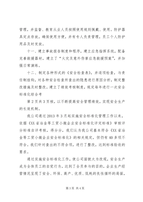 安全标准化验收汇报材料(1).docx