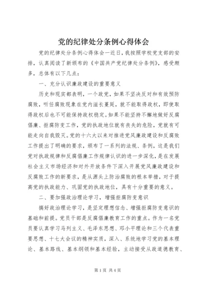 党的纪律处分条例心得体会.docx