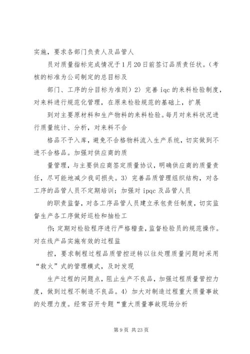 篇一：品管部年度工作计划.docx