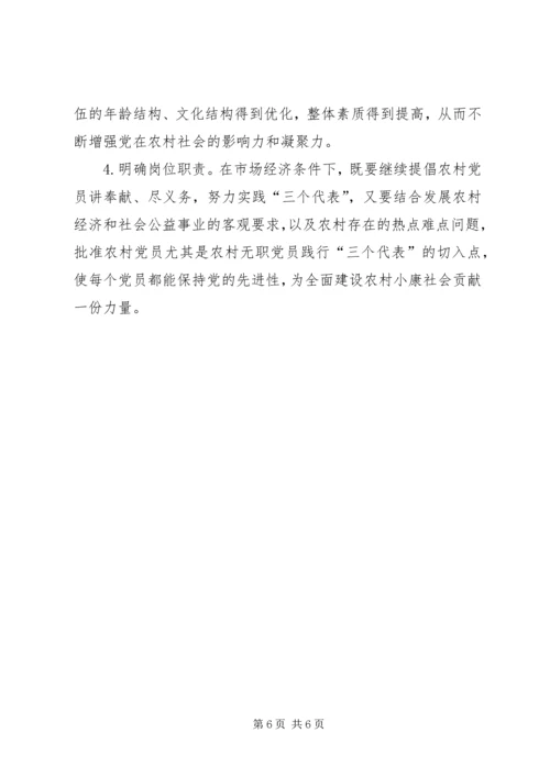 对农村党员保持党的先进性问题的思考.docx