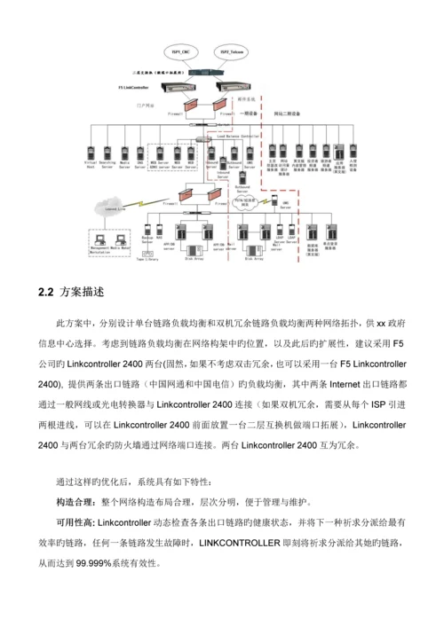 F多出口链路负载均衡解决专题方案Linkcontroller.docx