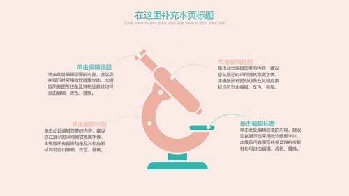创意清新简约时尚医学医疗动态ppt模板