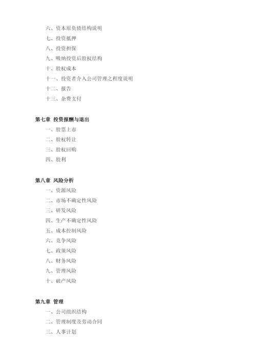 双针车项目商业计划书模板.docx