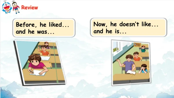 Unit 4 Then and now B Let's learn课件