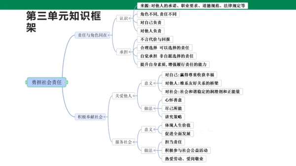 第三单元 勇担社会责任 复习课件(共40张PPT)
