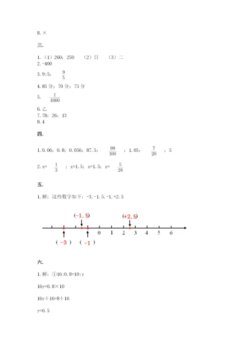 河北省【小升初】2023年小升初数学试卷【培优a卷】.docx