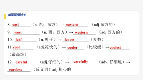 Module 10 The weather期末模块复习课件-外研版八年级上册