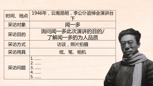 八年级语文上册第一单元任务二 新闻采访 课件