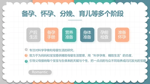 精美卡通可爱拼色风格母婴婴儿护理动态PPT