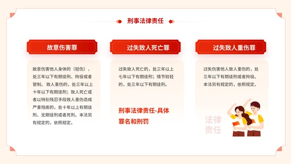 青少年普法宣传教育预防未成年人犯罪通用PPT模板