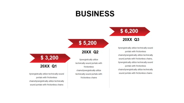BUSINESS红色系列通用PPT模板