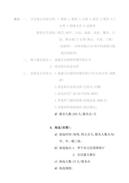 “鼎盛我行我秀”节目的专题策划案.docx