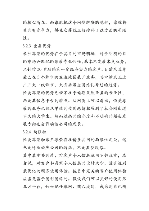 婚庆公司创业综合计划书.docx