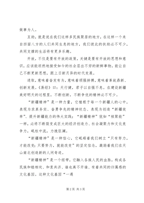 学习新疆精神心得体会 (2).docx