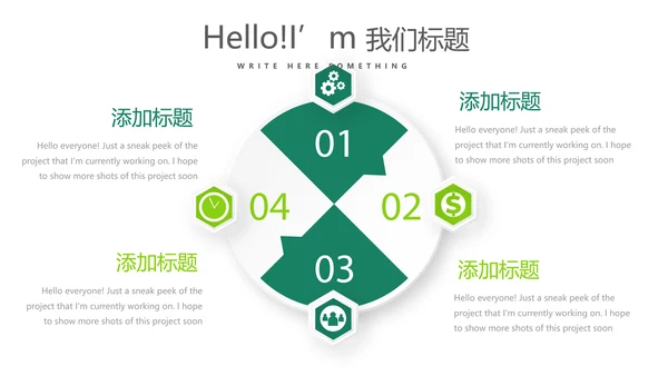 绿色公司产品介绍宣传通用PPT动态模板