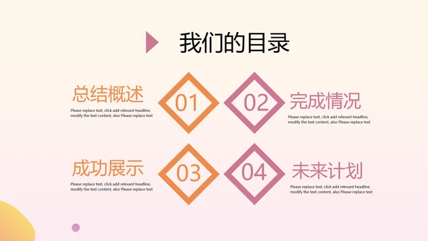 时尚渐变色公司产品介绍宣传通用PPT动态模板
