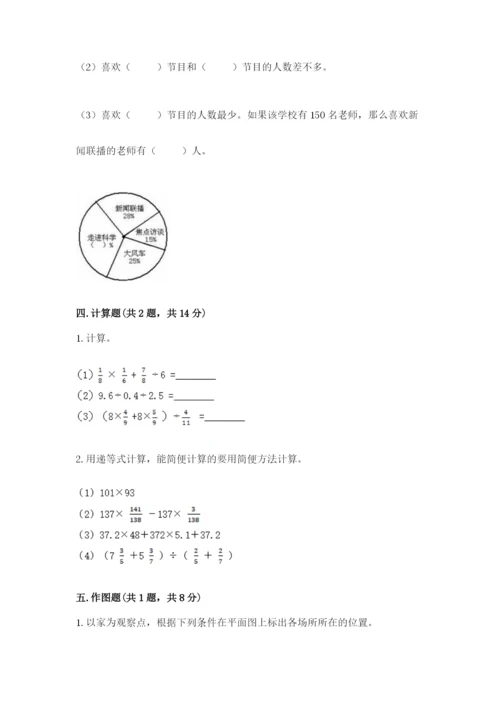 人教版六年级上册数学期末测试卷精品（突破训练）.docx