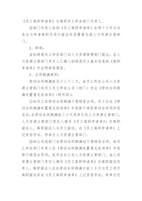 公司员工离职管理制度.docx