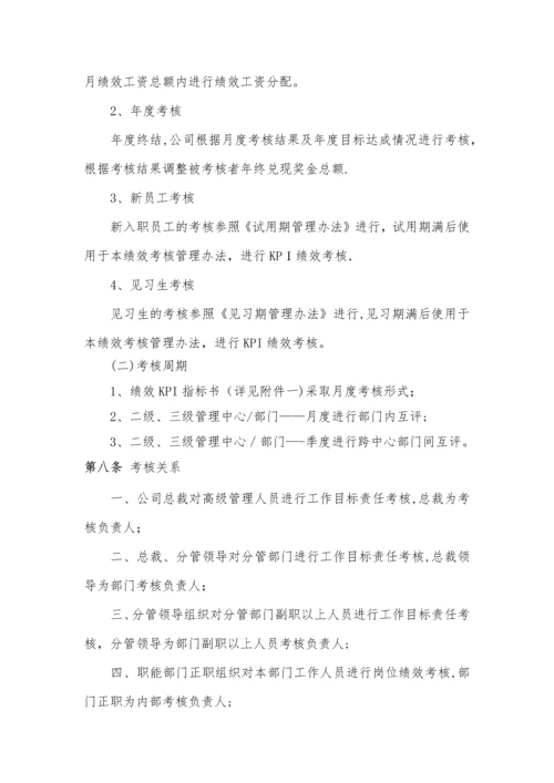 月度及年度绩效考核管理办法.docx