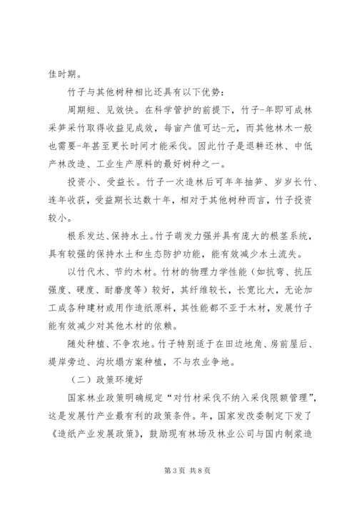 林业局安排竹资源调研报告_1.docx