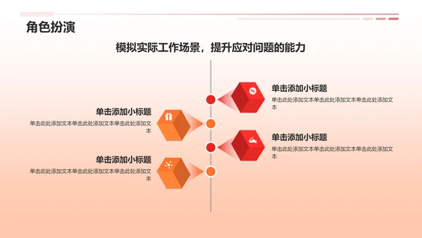 红色党政风深入学习贯彻全国两会精神PPT模板