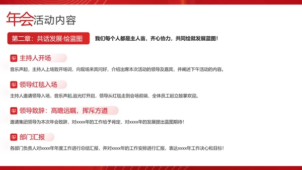 物业管理集团新春联欢会PPT模板