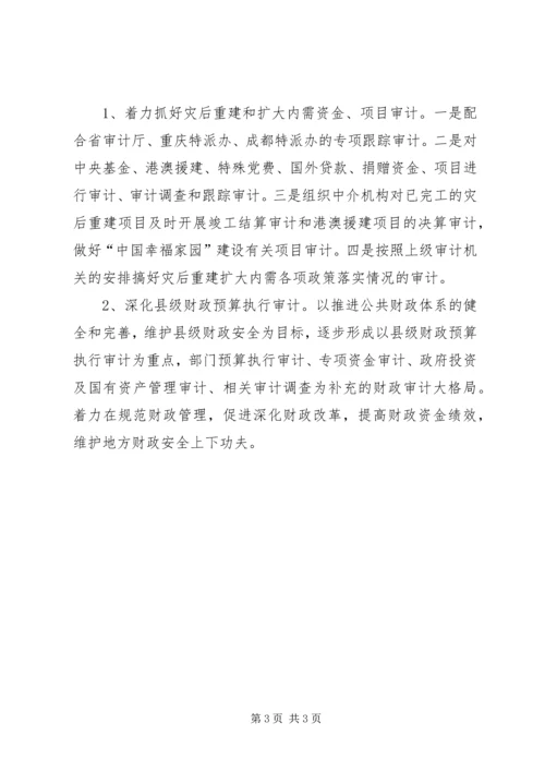 经典的审计局工作计划范文.docx